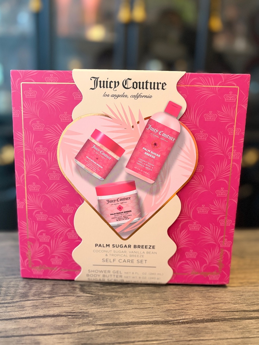 Juicy Couture Palm Sugar Breeze Self Care Set -3pcs bundle